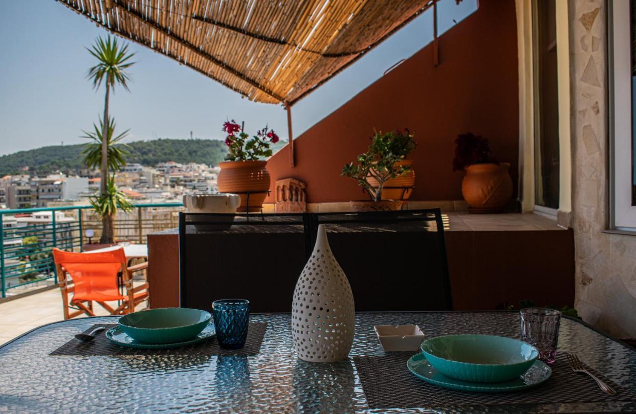 Rooftop With Sea View In Central Rethymno Exterior photo
